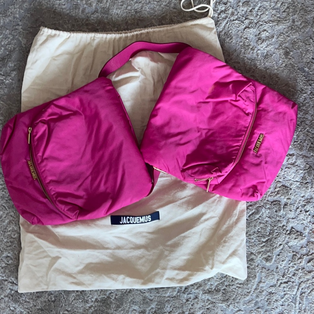 Jacquemus pink belt bag